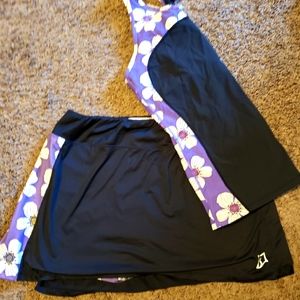 Super Cute Athletic Skirt w/ matching Racer back tank🏃‍♀️